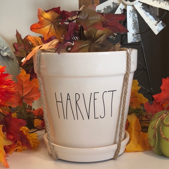 Rae Dunn 7” HARVEST Pot - Picture 2 of 3